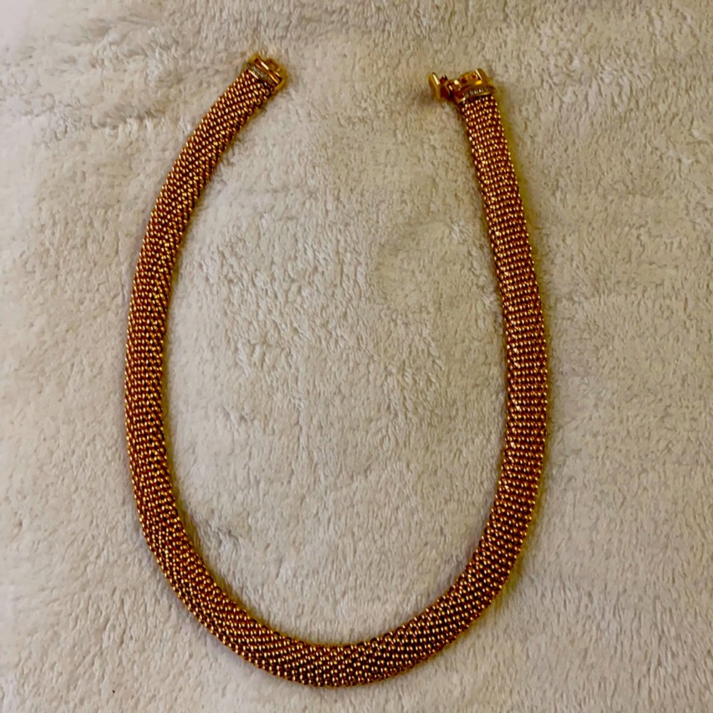 Necklace 14kt gold plated bronze